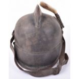 Imperial German Pickelhaube Style Fire Brigade Helmet