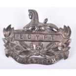 Gloucestershire Regiment Officers Silver Plated Cap Badge