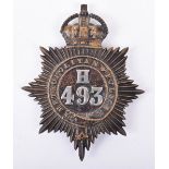 Metropolitan Police Helmet Plate ’H’ Division Stepney Kings crown