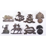 8x British Bronze OSD Cap Badges