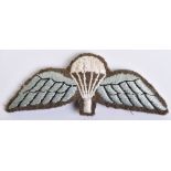 Fine Quality WW2 British Parachute Qualification Jump Wing