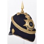 Victorian Royal Warwickshire Regiment Officers Home Service Helmet