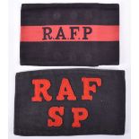 WW2 Royal Air Force Service Police Armband