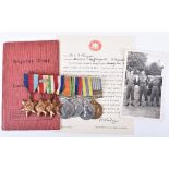 WW2 & Korea Campaign Medal Group of Eight Royal Signals, Army Air Corps and Special Air Service (S.A