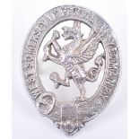West Somerset Imperial Yeomanry Officers Silver Cap Badge