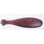 Maori Carved Wooden Club Patu