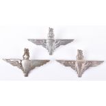 3x WW2 British Parachute Regiment Beret Badges