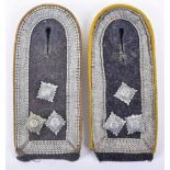 Miss-Matched Pair of Luftwaffe Flight Section Stabsfeldwebel Tunic Shoulder Boards