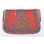 Victorian 7th Queens Own Hussars Officers Full Dress Pouch