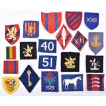 Selection of Cloth Formation Signs of Royal Engineers Interest