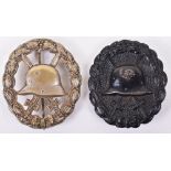 2x Imperial German Wound Badges