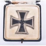 Third Reich Iron Cross 1st Class by Wilhelm Deumer in Box of Issue