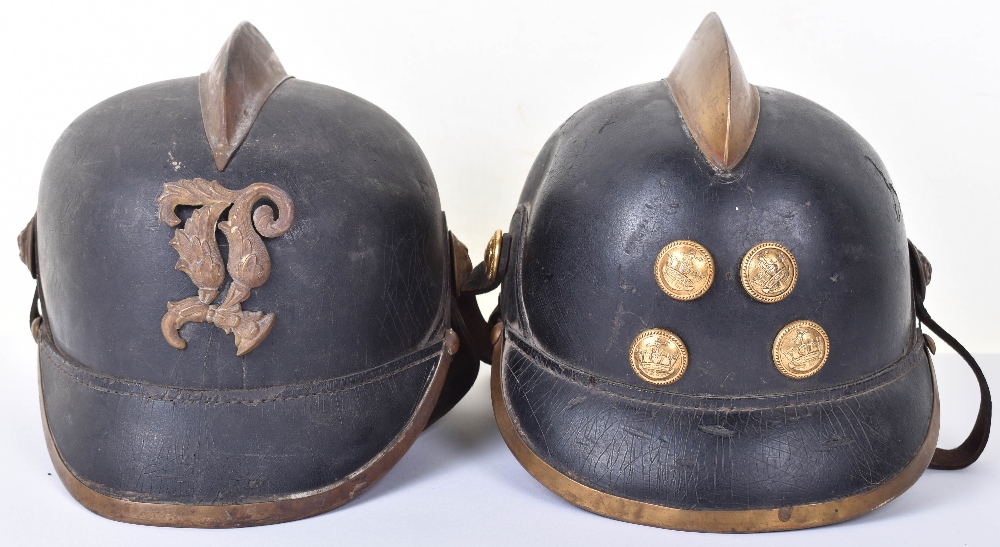 Imperial German Pickelhaube Style Fire Brigade Helmet