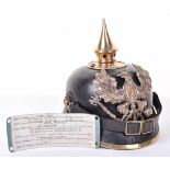 Prussian 136th Infantry Regiment Other Ranks Pickelhaube