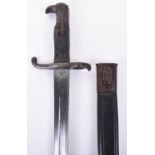 Scarce Prussian 1865 Military Issued Jagerbuchse Hirschfanger Bayonet