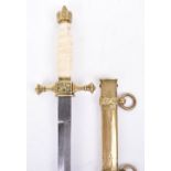 Imperial German Naval Officers Dirk / Dress Dagger by WKC