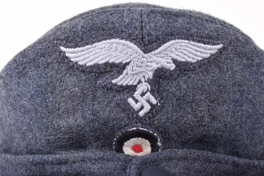 Luftwaffe Field Divisions M-43 Pattern Field Cap - Image 4 of 8