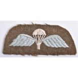 Early Pattern WW2 Parachute Qualification Jump Wing