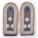 Matched Pair of Luftwaffe Flight Section Stabsfeldwebel Tunic Shoulder Boards