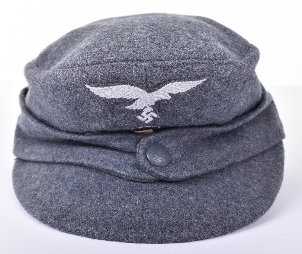 Luftwaffe Field Divisions M-43 Pattern Field Cap - Image 3 of 8