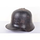 German M.16 Battle Damaged Steel Helmet