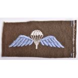 Scarce 1st Type WW2 British Parachute Qualification Jump Wing