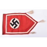 Third Reich NSDAP Rostrum Drape / Flag