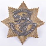 Leicester Regiment Officers Forage Cap Badge