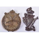 2x Battle Field Recovered Cap Badges of Airborne Interest