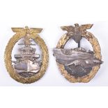 Kriegsmarine High Seas Fleet War Badge by Schwerin