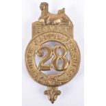 Victorian 28th (North Gloucestershire) Regiment of Foot Other Ranks Glengarry Badge