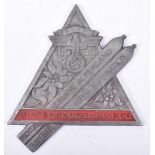 Third Reich NSKK Winter Sports Award Plaque