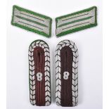 WW2 German Schutzpolizei Tunic Shoulder Boards and Collar Badge Set