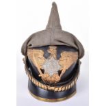 Model 1860 Enlisted Mans Pickelhaube of 1st Guard Dragoon Regiment