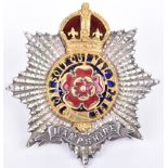 George VI Hampshire Regiment Officers Cap Badge