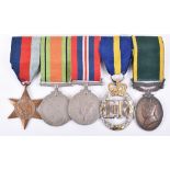 Royal Artillery WW2 and Territorial Medal Group of Five