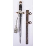 1st Pattern German Naval Officers Dress Dagger by Alcoso