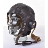 WW2 Royal Air Force C-Type Leather Flying Helmet