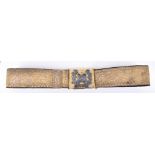 Kings Own Scottish Borderers Officers Post 1881 Waist Belt