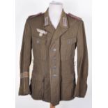 WW2 German Afrika Korps Tropical Combat Tunic