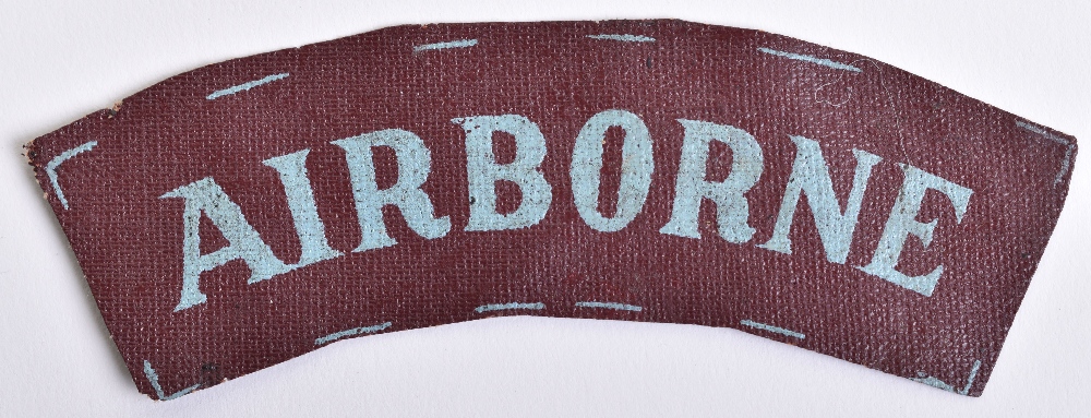 Printed Airborne Shoulder Title