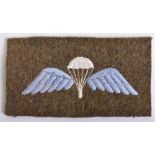 Scarce 1st Type WW2 British Parachute Qualification Jump Wing