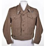 WW2 Polish Paratroopers Battle Dress Blouse Attributed to Tadeusz Turek 1st Independent Parachute Br