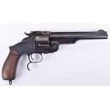 A Good Imperial Russian Smith and Wesson 6 Shot 11mm Service Revolver No.46618
