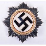 WW2 German Cross in Gold (Deutsches Kreuz) Steinhauer & Luck Ludenscheid Type