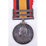 Queens South Africa Officers Boer War Campaign Medal Sherwood Foresters/ Lancashire Fusiliers