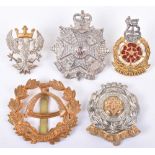 3x EIIR Officers Cap Badges