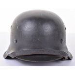 WW2 German M-42 Steel Combat Helmet