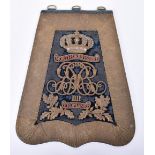 Rare George IV Officers Full Dress Sabretache of the North Derbyshire Yeomanry