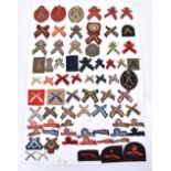 Large Collection of British Army Cloth Shooting Badges